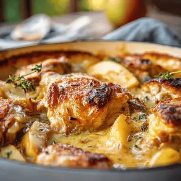 French Chicken Casserole a la Normande