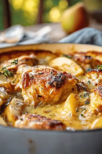 French Chicken Casserole a la Normande
