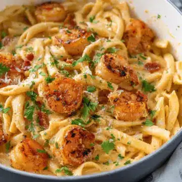 Creamy Cajun Shrimp Pasta