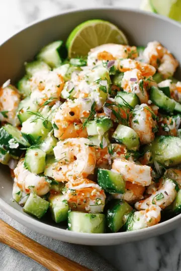 Cucumber Shrimp Salad
