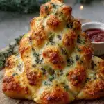 Cheesy Christmas Tree Bread