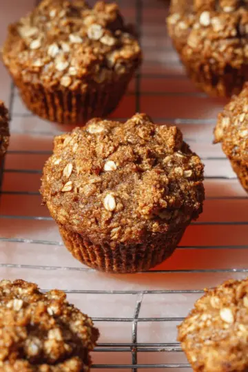 Chunky Vegan Apple Muffins