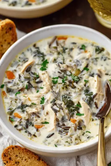 Creamy Chicken and Wild Rice Soup