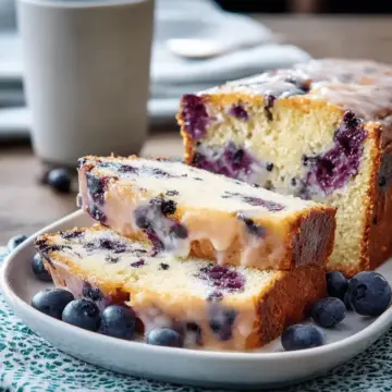 Blueberry-Lemon Ricotta Pound Cake