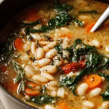 Hearty Tuscan White Bean Soup