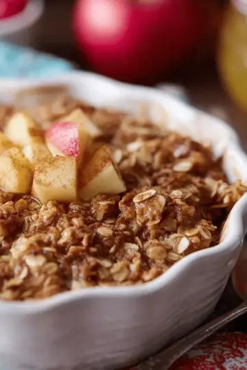 Amish-Style Apple and Cinnamon Baked Oatmeal