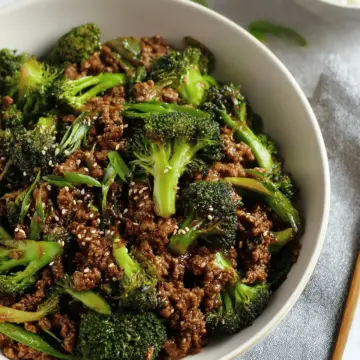 Easy Ground Beef and Broccoli Stir Fry