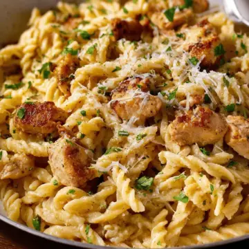Garlic Parmesan Chicken Pasta