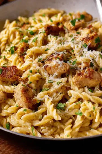 Garlic Parmesan Chicken Pasta
