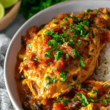 Crock Pot Fiesta Chicken