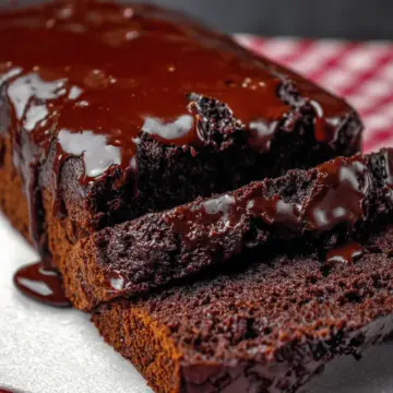 Hot Fudge Brownie Bread