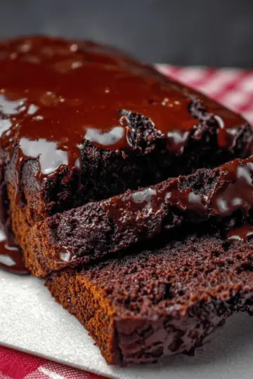 Hot Fudge Brownie Bread