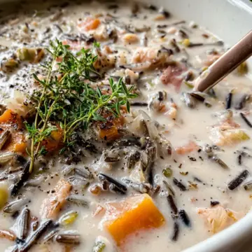 Cozy Autumn Wild Rice Soup