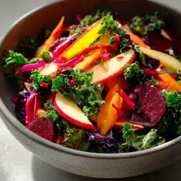 Apple, Beet, Carrot & Kale Salad