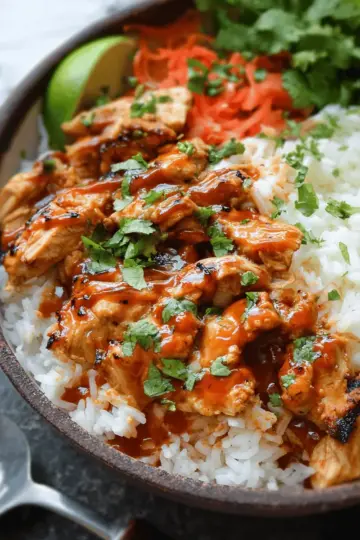 Coconut Chicken Rice Bowl