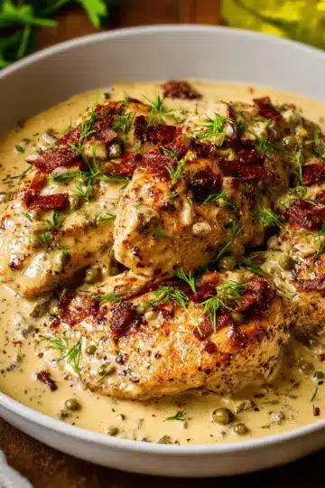 Easy Creamy Pepperoncini Chicken Recipe