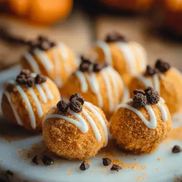 Pumpkin Cheesecake Truffles