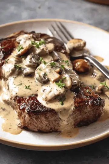 Mushroom Sauce for Steak