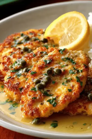 Chicken Piccata with Lemon Sauce