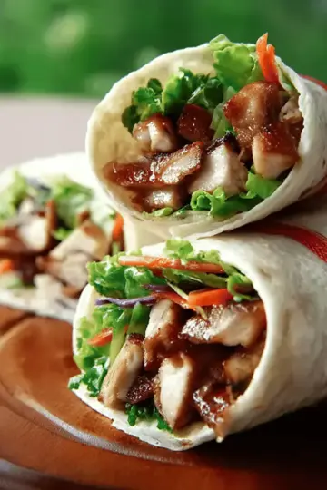 Teriyaki Chicken Wraps