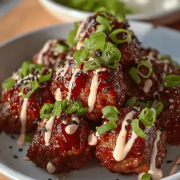 Korean BBQ Meatballs