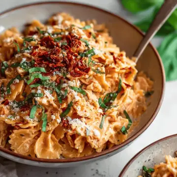 Vegan Sun Dried Tomato Cream Pasta