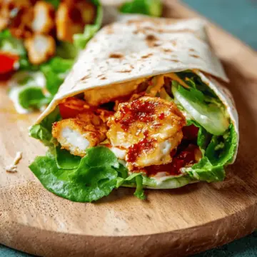 Sweet Chilli Halloumi Wrap