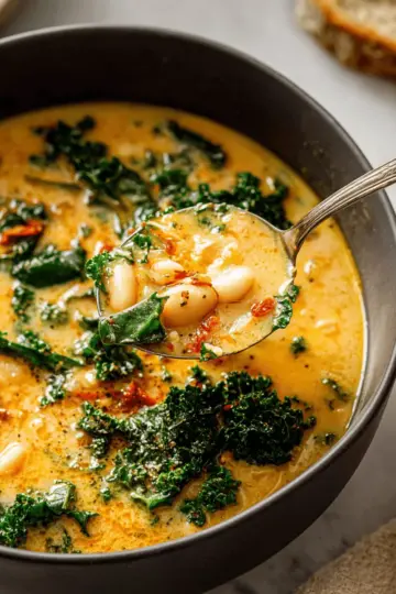 Tuscan White Bean Soup with Kale