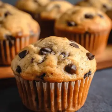 Banana Chocolate Chip Muffins