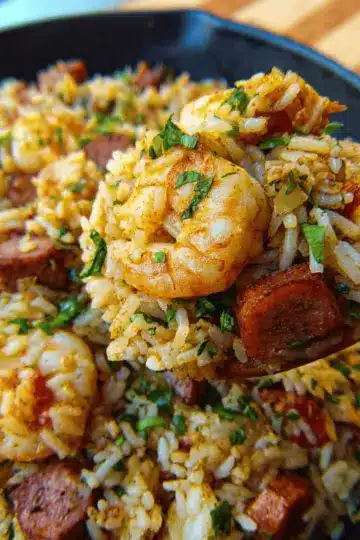 Shrimp & Sausage Dirty Rice