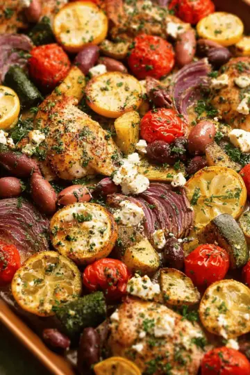 Greek Sheet Pan Chicken