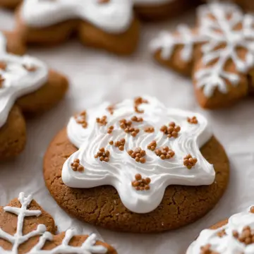 Frosted Gingerbread Cookie Recipe