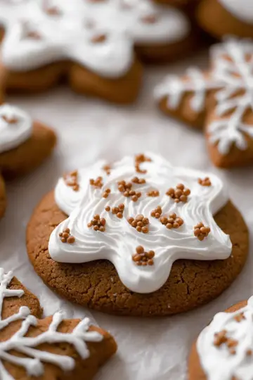 Frosted Gingerbread Cookie Recipe