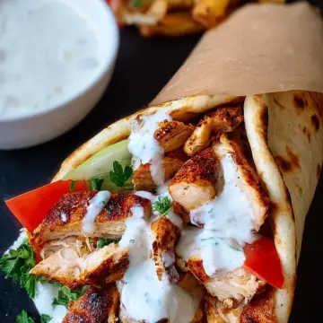 Chicken Shawarma with Garlic Sauce
