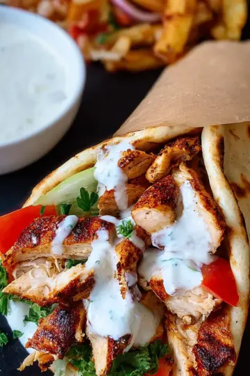 Chicken Shawarma with Garlic Sauce