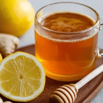 Natural Honey Lemon Cold Remedy