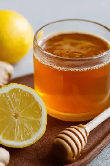Natural Honey Lemon Cold Remedy