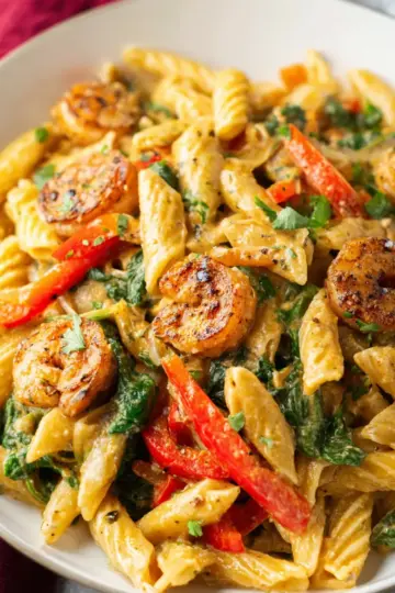 Jamaican Shrimp Rasta Pasta