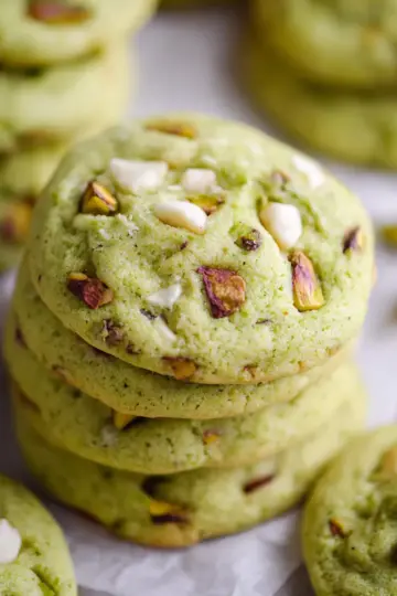 Pistachio Pudding Cookies