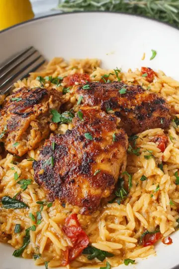 Cajun Chicken Orzo