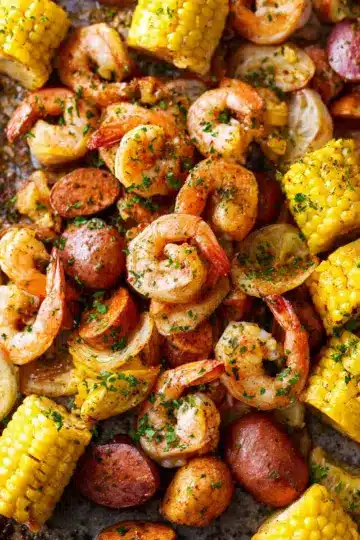 Sheet Pan Shrimp Boil