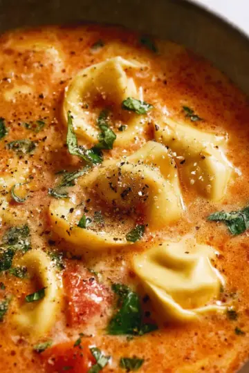 Tomato Tortellini Soup