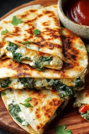 Spinach & Feta Quesadilla