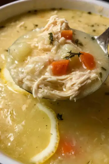 Greek Lemon Chicken Soup (Quick & Easy)