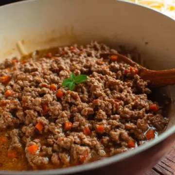 Traditional White Bolognese Sauce