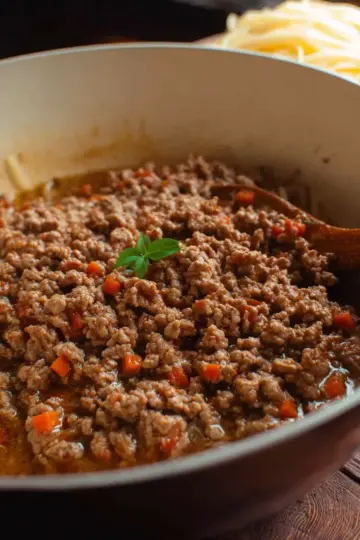 Traditional White Bolognese Sauce