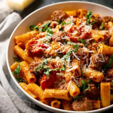 Creamy Tomato Pasta with Italian Sausage