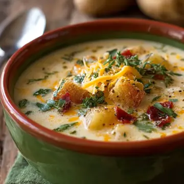 Cheddar Garlic Herb Potato Soup How to Master in 5 Steps