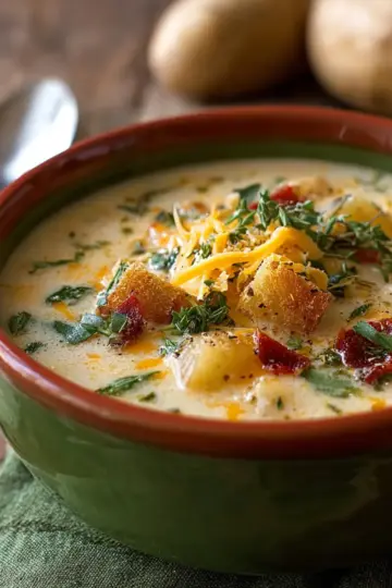 Cheddar Garlic Herb Potato Soup How to Master in 5 Steps