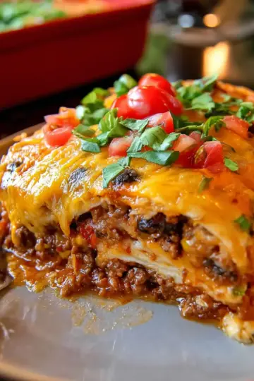 Beef Enchilada Casserole